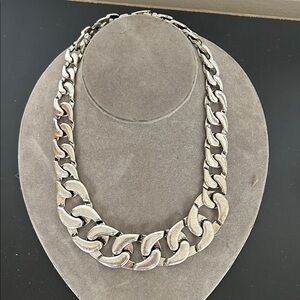 Chunky Silver Chain Necklace